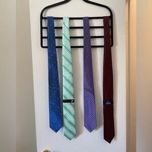 Lot of 4 Ties all New Jos A Banks, J Ferrar, Stafford